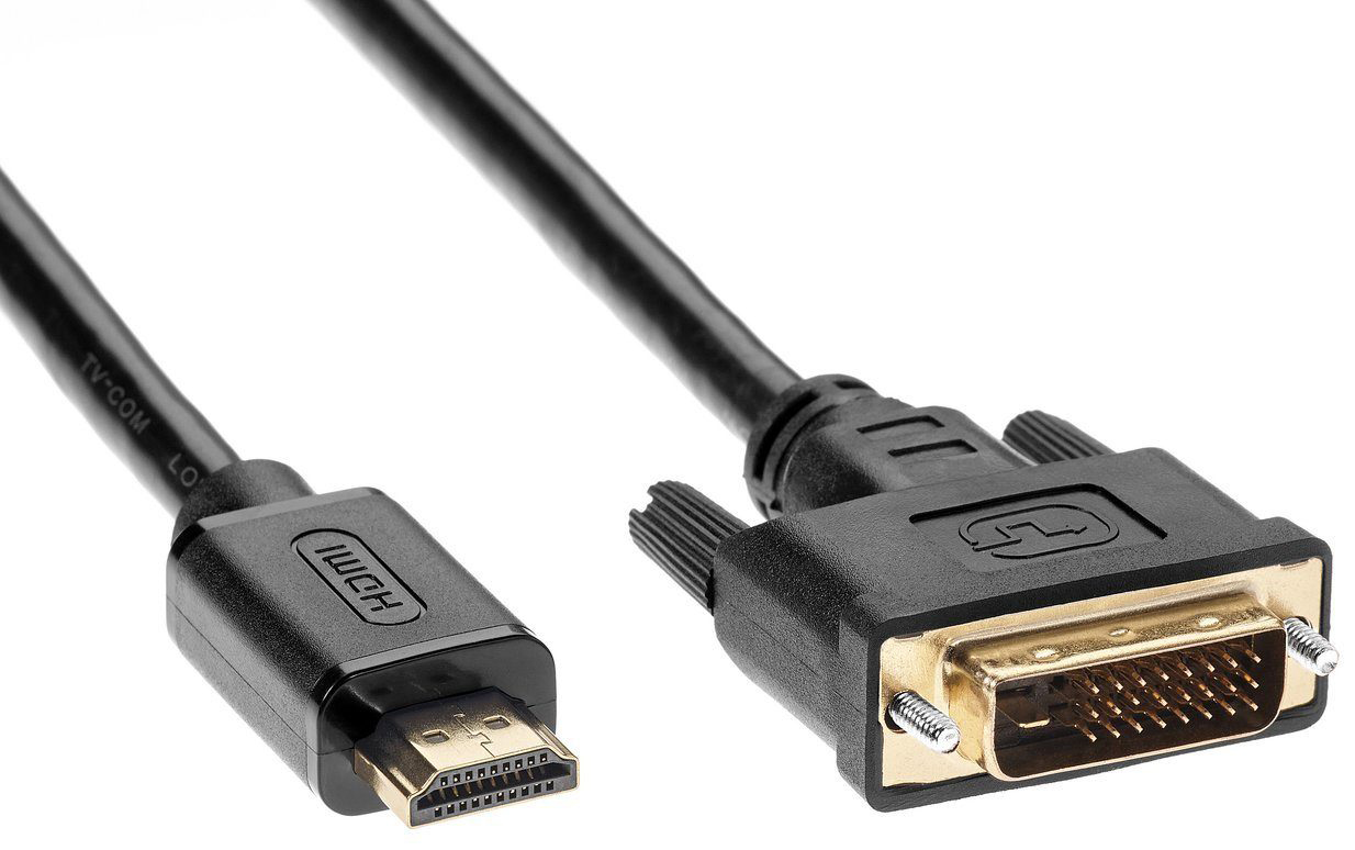 Видео кабель TVCOM HDMI (M) -> DVI-D (M) 5 м, LCG135E-5M