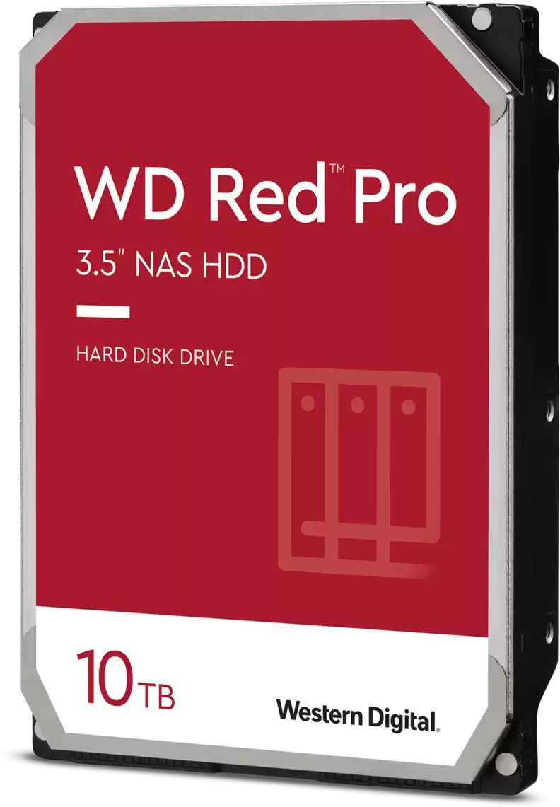 Диск HDD WD Red Pro SATA 3.5" 10 ТБ, WD102KFBX