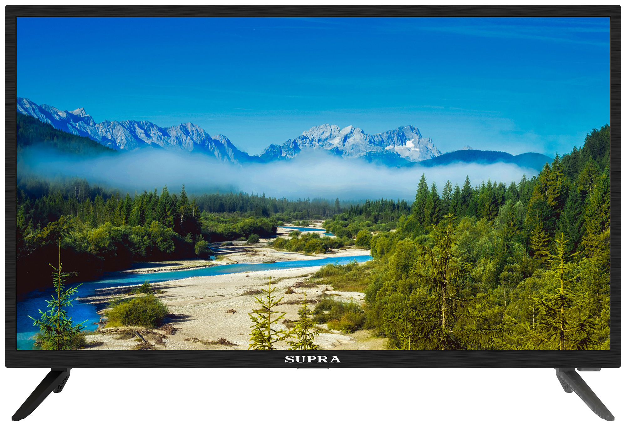 Телевизор SUPRA LC32ST0045W 32" 1366x768 (WXGA) чёрный, STV-LC32ST0045W