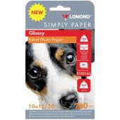 Упаковка бумаги LOMOND Simply Paper InkJet Photo Paper A6 50л 260г/м², 0102165