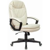 Кресло для руководителей БЮРОКРАТ CH-868N Белый, эко.кожа, CH-868N/WHITE
