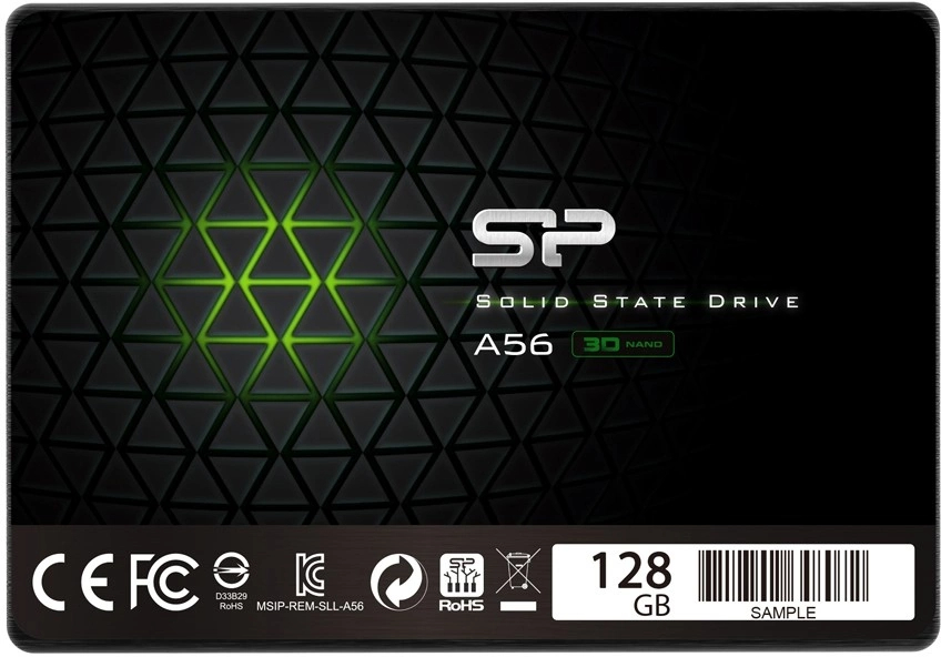 Диск SSD SILICON POWER Ace A56 2.5" 128 ГБ SATA, SP128GBSS3A56B25