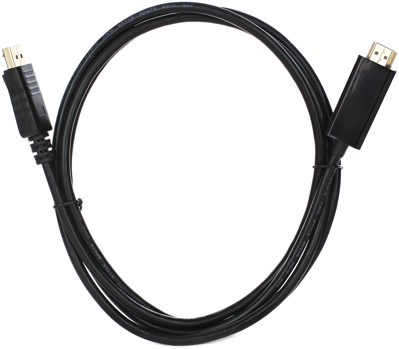 Видео кабель vcom DisplayPort (M) -> HDMI (M) 1.8 м, CG494-B