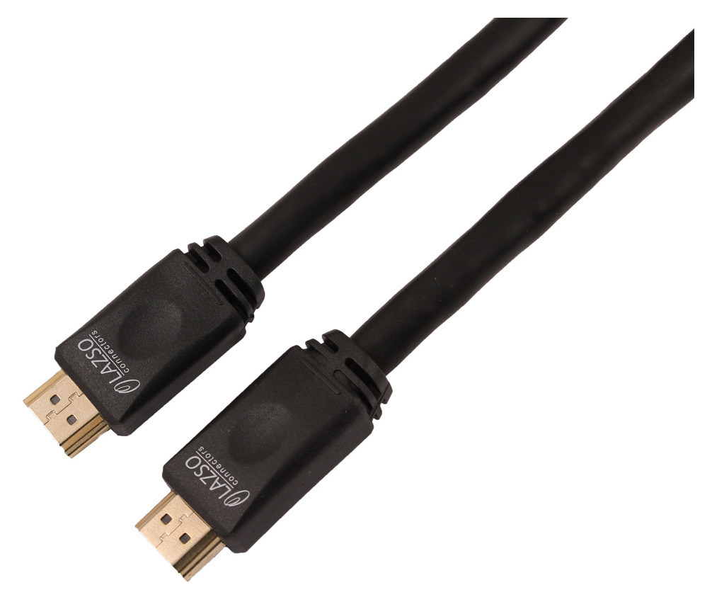 Видео кабель LAZSO HDMI (M) -> HDMI (M) 30 м, WH-111(30M)