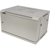 Настенный шкаф LANMASTER PRO 9U серый, TWT-CBWPM-9U-6X4-GY
