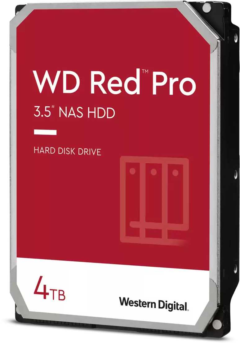 Диск HDD WD Red Pro SATA 3.5" 4 ТБ, WD4003FFBX
