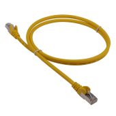 Патч-корд LANMASTER FTP кат. 5e жёлтый 0,5 м, LAN-PC45/S5E-0.5-YL
