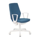 Кресло для операторов БЮРОКРАТ CH-W545 Синий, ткань, CH-W545/DENIM