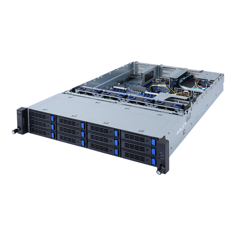 Серверная платформа Gigabyte R262-ZA1 12x3.5" Rack 2U, R262-ZA1