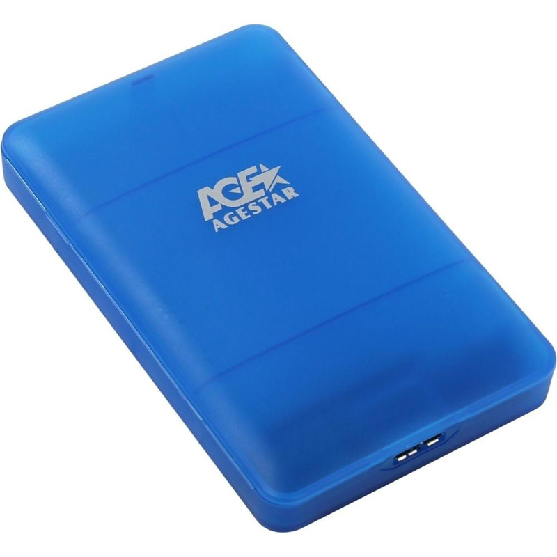 Внешний корпус для HDD/SSD AgeStar 3UBC 2.5" синий, 3UBCP3 (BLUE)