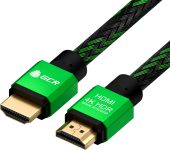 Вид Видео кабель с Ethernet Greenconnect HM481 HDMI (M) -> HDMI (M) 1.5 м, GCR-52210