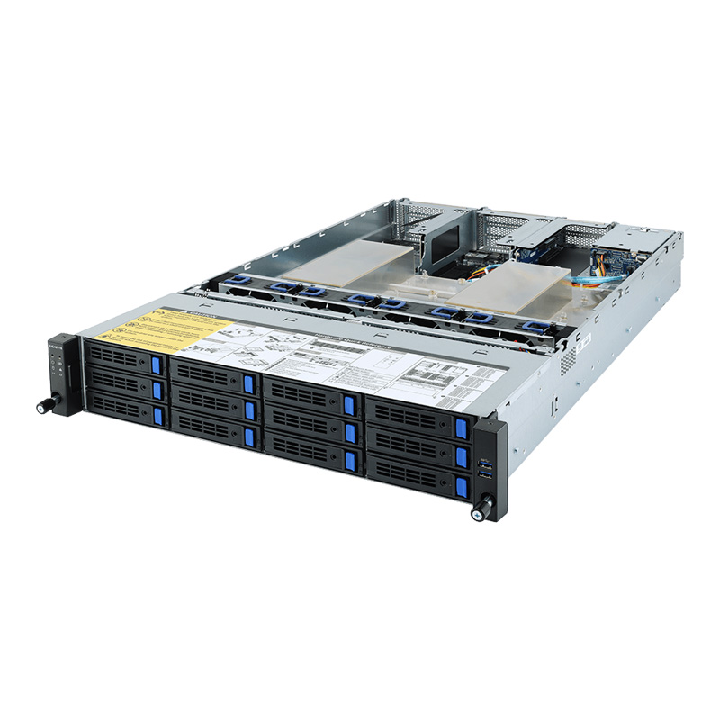 Серверная платформа Gigabyte R282-Z90-rev.A00 12x3.5" Rack 2U, 6NR282Z90MR-00-A01