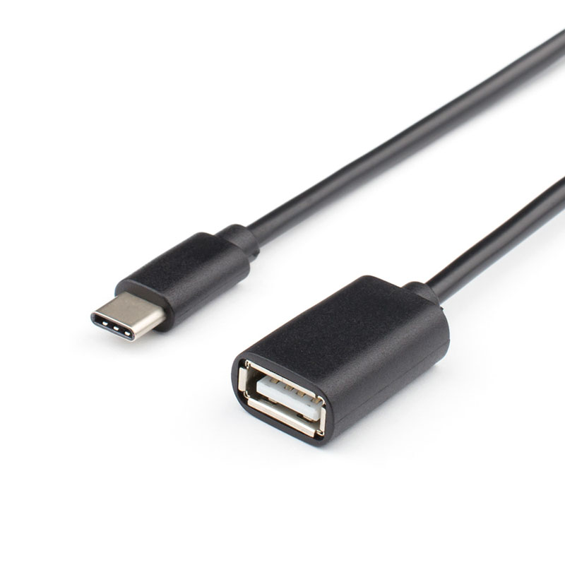 USB кабель ATCOM USB Type C (M) -> USB Type A (F) 0,1 м, AT4716