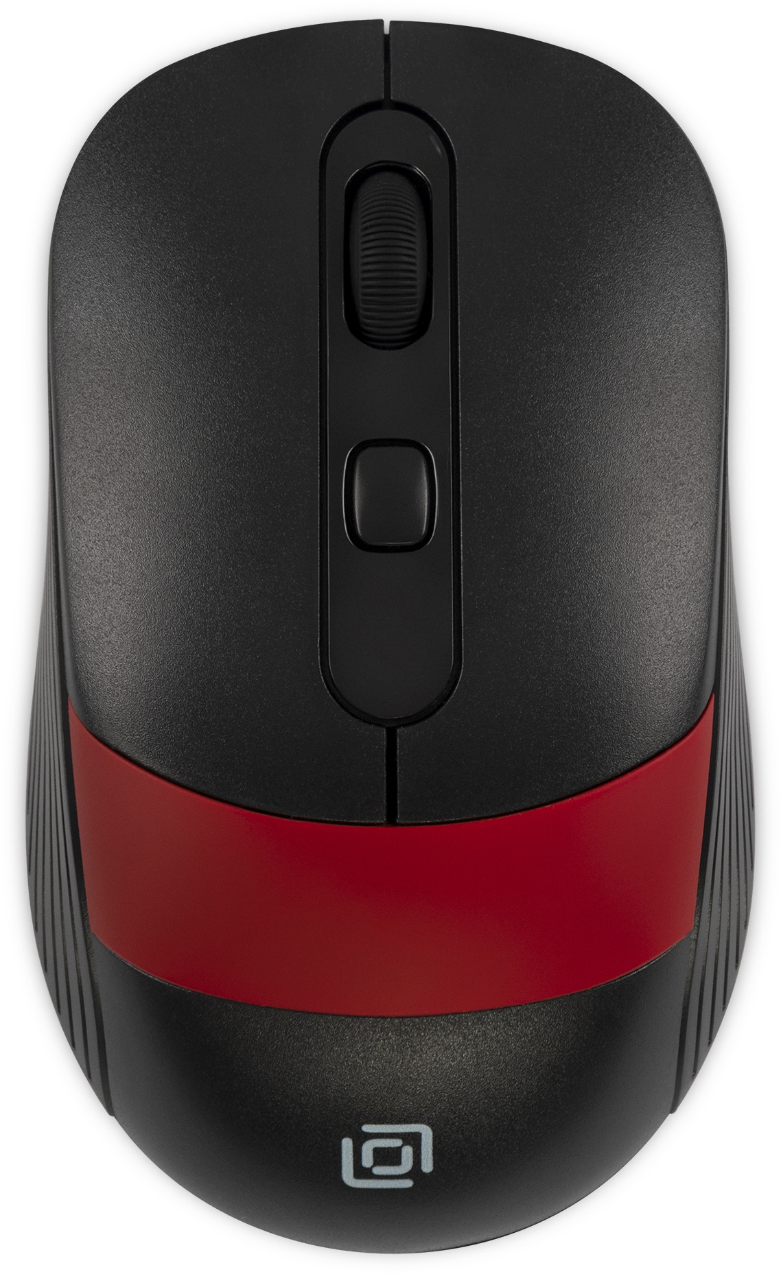 Мышь OKLICK 310MW Беспроводная чёрно-красный, 1869093