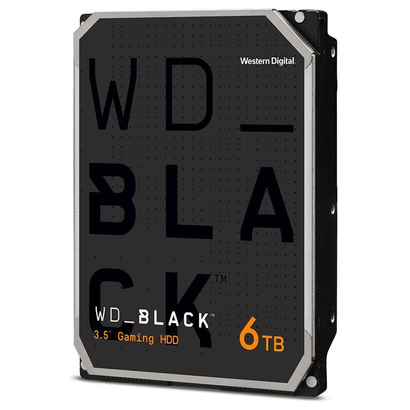 Диск HDD WD Black SATA 3.5" 6 ТБ, WD6004FZWX