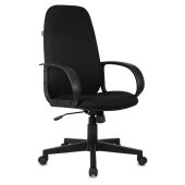Кресло для руководителей БЮРОКРАТ Ch-808AXSN Чёрный, ткань, CH-808AXSN/TW-11