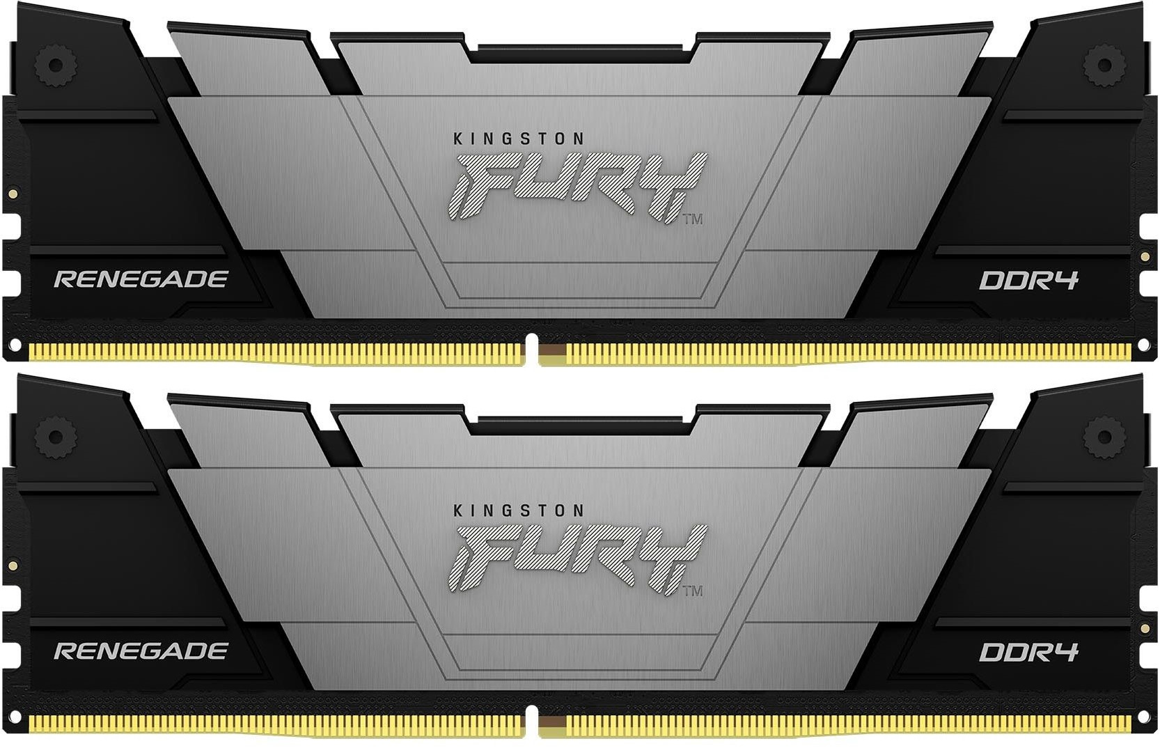 Комплект памяти Kingston Fury Renegade Black 2х32 ГБ DIMM DDR4 3200 МГц, KF432C16RB2K2/64