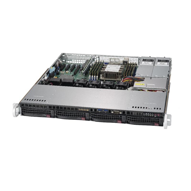 Серверная платформа Supermicro SuperServer 5019P-MTR 4x3.5" Rack 1U, SYS-5019P-MTR