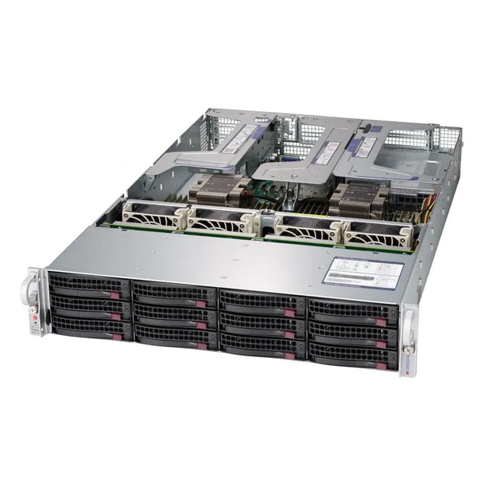 Серверная платформа Supermicro SuperServer 6029U-TR4 12x3.5" Rack 2U, SYS-6029U-TR4