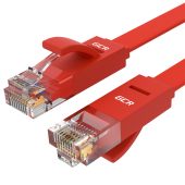 Патч-корд Greenconnect UTP кат. 6 красный 2 м, плоский, GCR-LNC624-2.0m