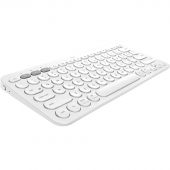Клавиатура мембранная Logitech K380 Беспроводная белый, 920-009589