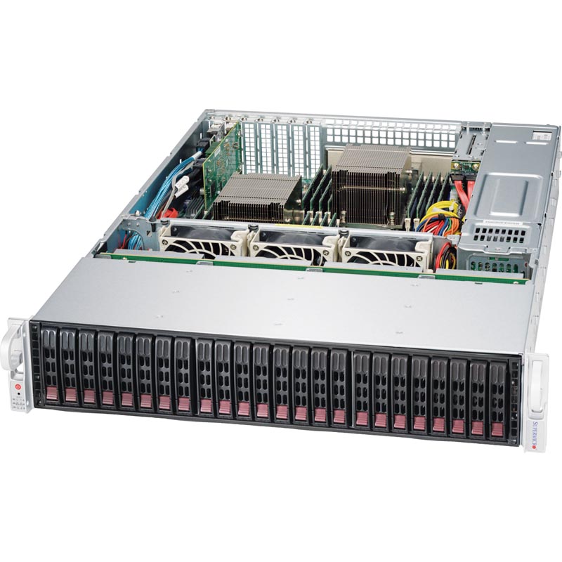 Серверная платформа Supermicro SuperStorage 2029P-ACR24H 24x2.5" Rack 2U, SSG-2029P-ACR24H
