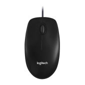 Мышь Logitech M100 Проводная Чёрный, 910-006652