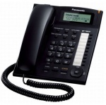 Вид Проводной телефон Panasonic KX-TS2388RU чёрный, KX-TS2388RUB