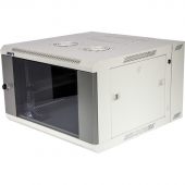 Настенный шкаф LANMASTER PRO 3-секционный 12U серый, TWT-CBW3G-12U-6X6-GY