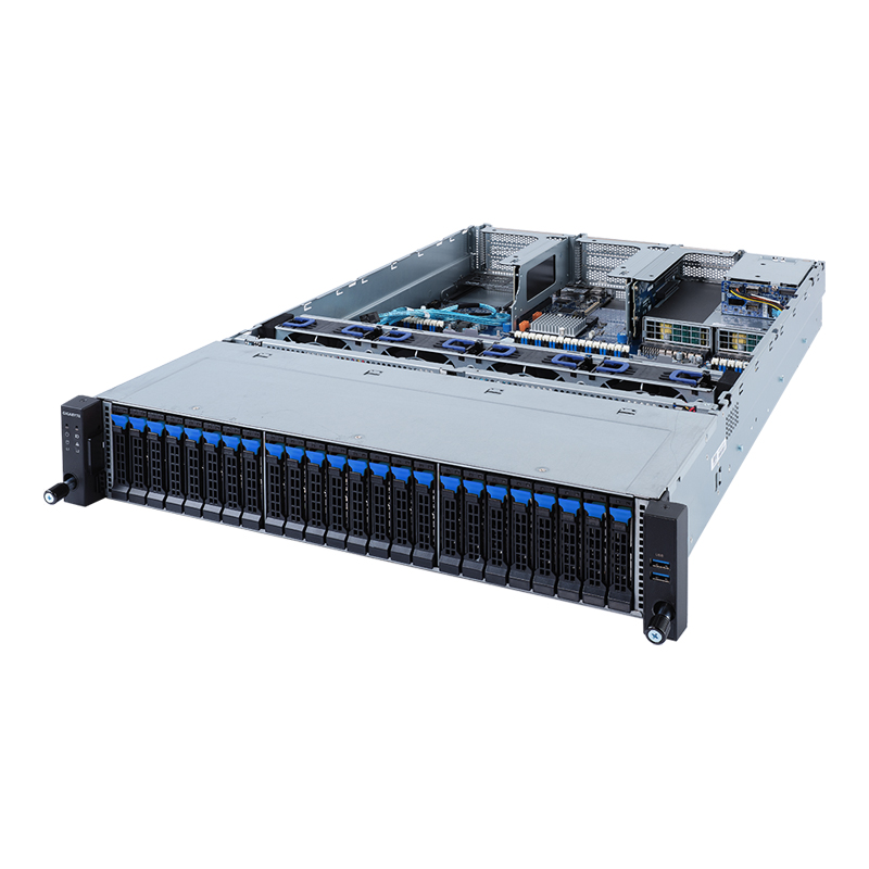 Серверная платформа Gigabyte R282-2O0-rev.100 24x2.5" Rack 2U, R282-2O0