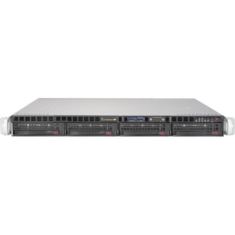 Серверная платформа Supermicro SuperServer 5019S-MR 4x3.5" Rack 1U, SYS-5019S-MR