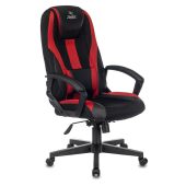 Кресло для геймеров ZOMBIE 9 Чёрно-красный, текстиль/эко.кожа, ZOMBIE 9 RED