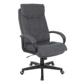 Кресло для руководителей БЮРОКРАТ CH-824 Серый, ткань, CH-824/ALFA44