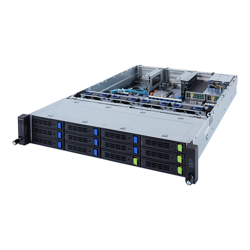 Серверная платформа Gigabyte R282-3C2-rev.100 12x3.5" Rack 2U, R282-3C2