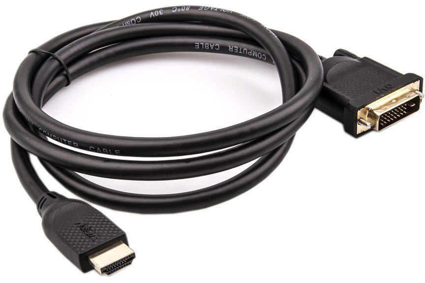 Видео кабель vcom HDMI (M) -> DVI-D (M) 1.5 м, CG484G-1.5M