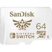 Карта памяти SanDisk Nintendo Switch microSDXC UHS-I Class 1 64GB, SDSQXAT-064G-GNCZN