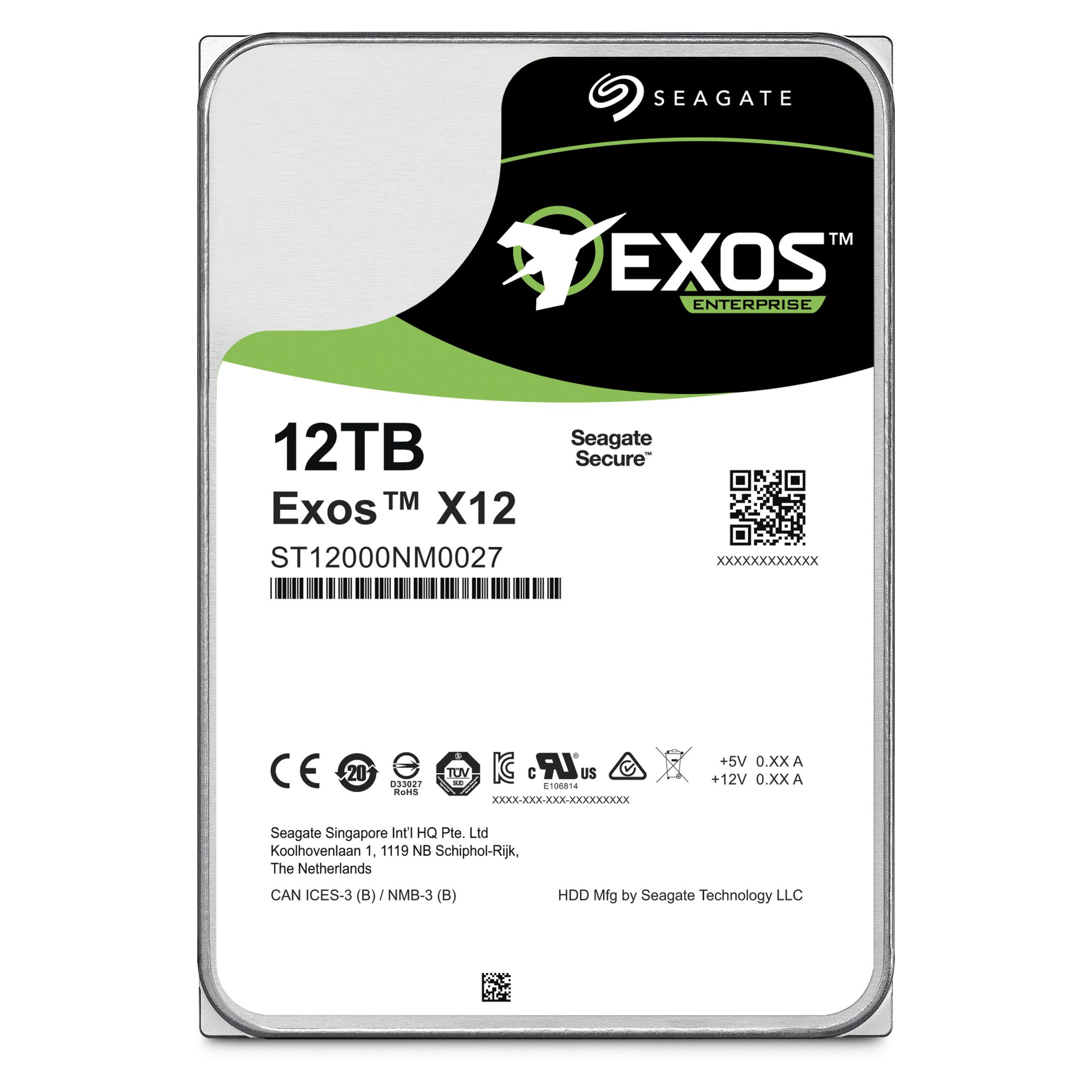 Диск HDD Seagate Exos X18 SAS NL 3.5" 12 ТБ, ST12000NM004J