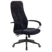 Кресло для руководителей БЮРОКРАТ CH-608Fabric Чёрный, ткань, CH-608/FABRIC-BLACK