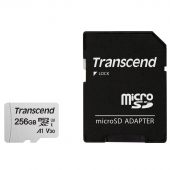 Карта памяти Transcend 300S microSDXC UHS-I Class 3 C10 256GB, TS256GUSD300S-A