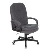 Кресло для руководителей БЮРОКРАТ CH-868N Серый, ткань, CH-868N/ALFA44