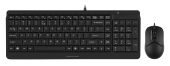 Вид Комплект Клавиатура/мышь A4Tech  Проводной чёрный, F1512 BLACK