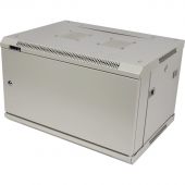 Настенный шкаф LANMASTER PRO 22U серый, TWT-CBWPM-22U-6X6-GY