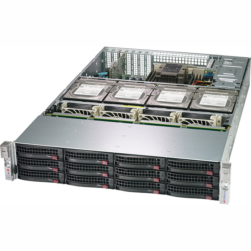 Серверная платформа Supermicro SuperStorage 620P-ACR16L 16x3.5" Rack 2U, SSG-620P-ACR16L