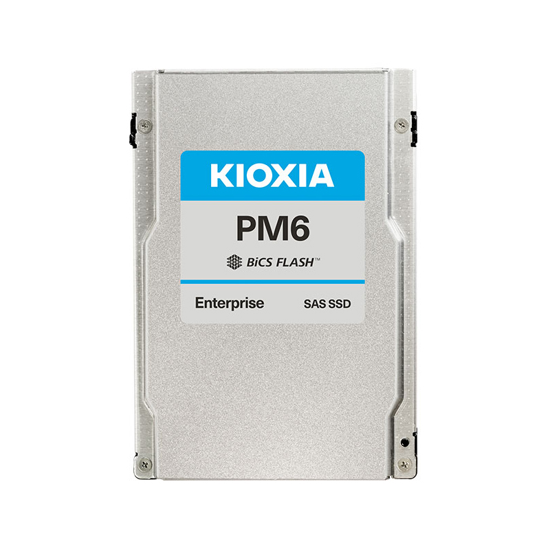 Картинка - 1 Диск SSD KIOXIA (Toshiba) PM6-R Read Intensive U.2 (2.5&quot;/15mm) 7.68TB SAS 4.0 (24Gb/s), KPM61RUG7T68
