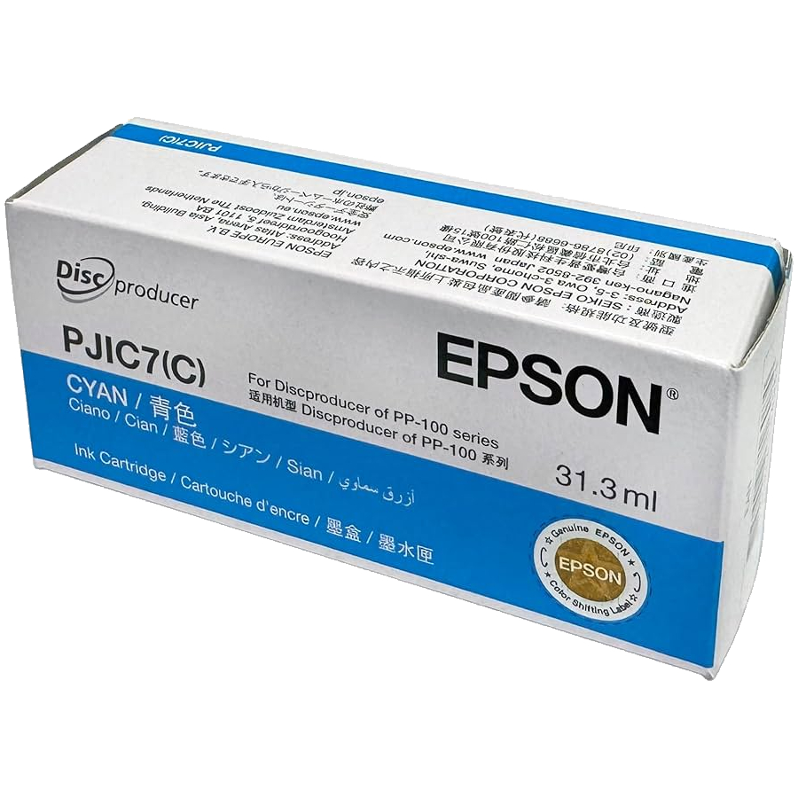 Фото Картридж EPSON PJIC7 Струйный Голубой, C13S020688