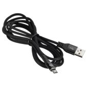 Вид USB кабель Digma microUSB (M) -> USB Type A (M) 2A 2 м, MICROUSB-2M-BRAIDED-BLK