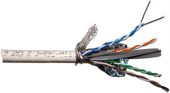 Кабель LANMASTER FTP кат. 6a серый 305 м, LAN-6ASFTP-HFLT-GY