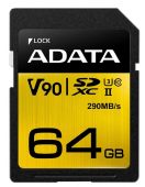 Карта памяти ADATA UII3CL10 microSDXC UHS-II Class 3 C10 64GB, ASDX64GUII3CL10-C