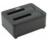 Фото Внешний корпус для HDD/SSD AgeStar 3UBT8 2 x 3.5" / 2.5" чёрный, 3UBT8 black