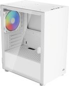 Фото Корпус Aerocool CS-111 Mini Tower Без БП белый, CS-111-G-WT-V1